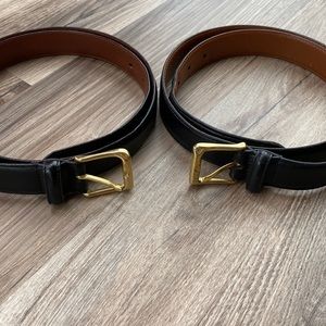 PAIR mens Coach belts 38 & 40